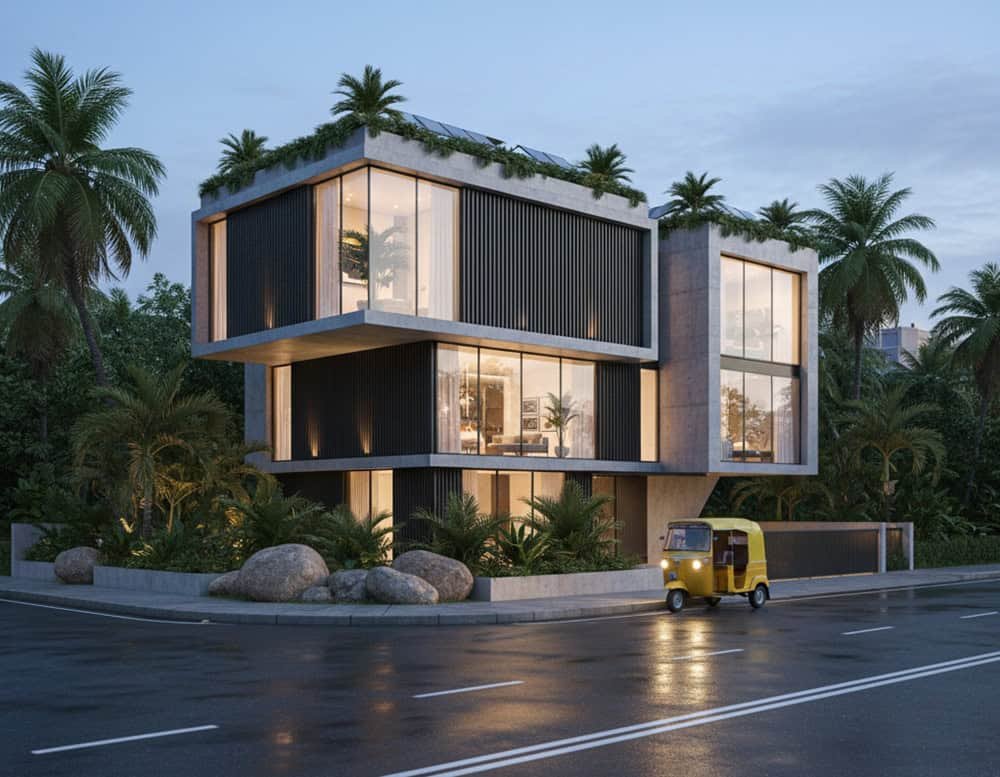 box type house design in Sri Lanka